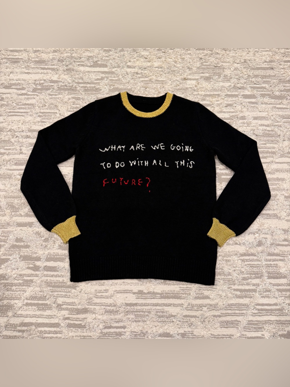 GUCCI Coco Captain 100% Wool Sweater Women’s Medium Future Made In Italy Rare